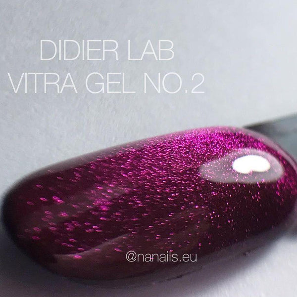 Vitražinis gelinis lakas Vitra Gel No2, Didier Lab