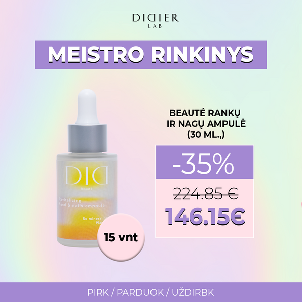 Meistro rinkinys "Didier Lab Beauté" rankų ir nagų ampulė, 30ml. (15 vnt.)