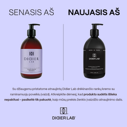 Drėkinantis rankų kremas su raminamuoju poveikiu Didier Lab, 500 ml