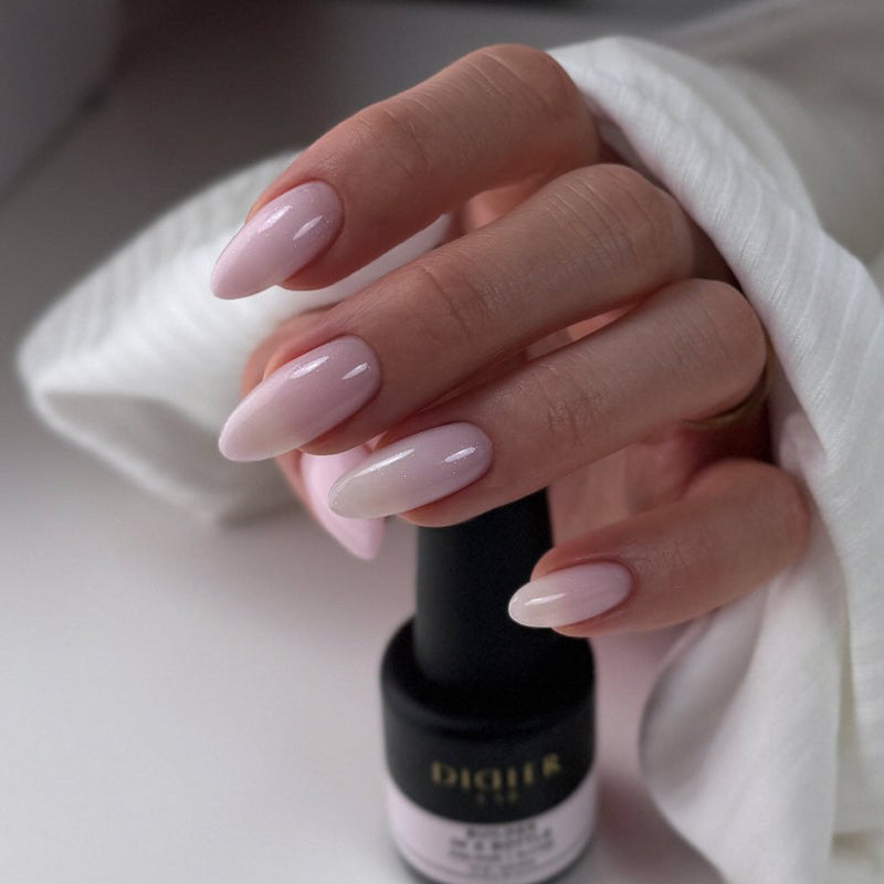 "Didier Lab" Builder Gel in a bottle, Milky Pink Glitter, 15ml