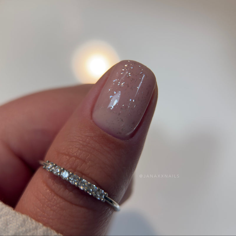 Top Coat No Wipe Glitter Silver, Didier Lab