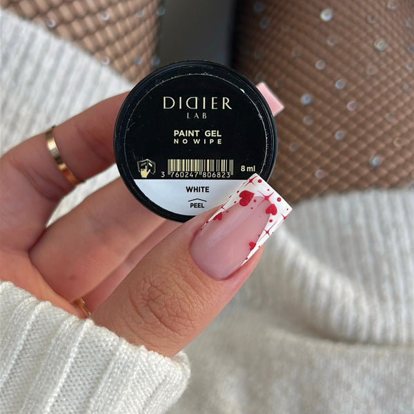 Dailės gelis Paint no wipe, baltas, Didier Lab– Didier Lab LT