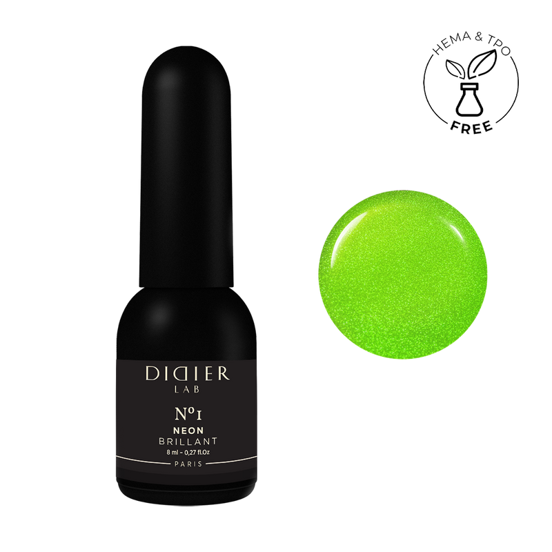 "Didier Lab" gelinis lakas "Brillant" NEON, No1, 8ml