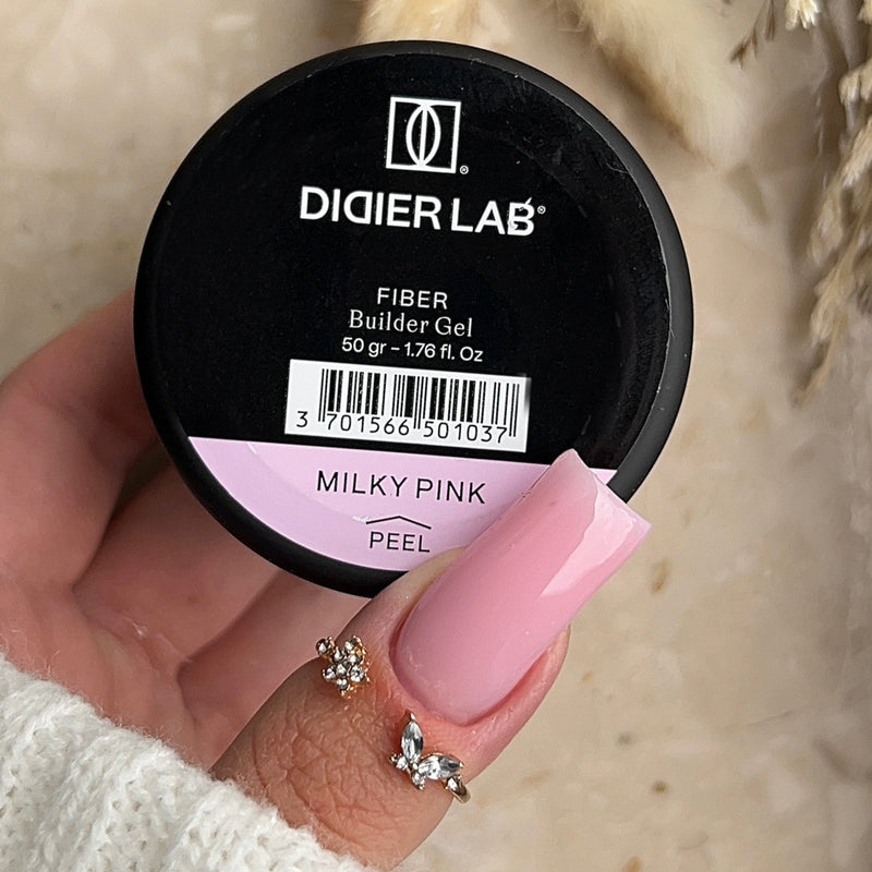 Fiber Builder Gel Didier Lab, Milky Pink, 50g