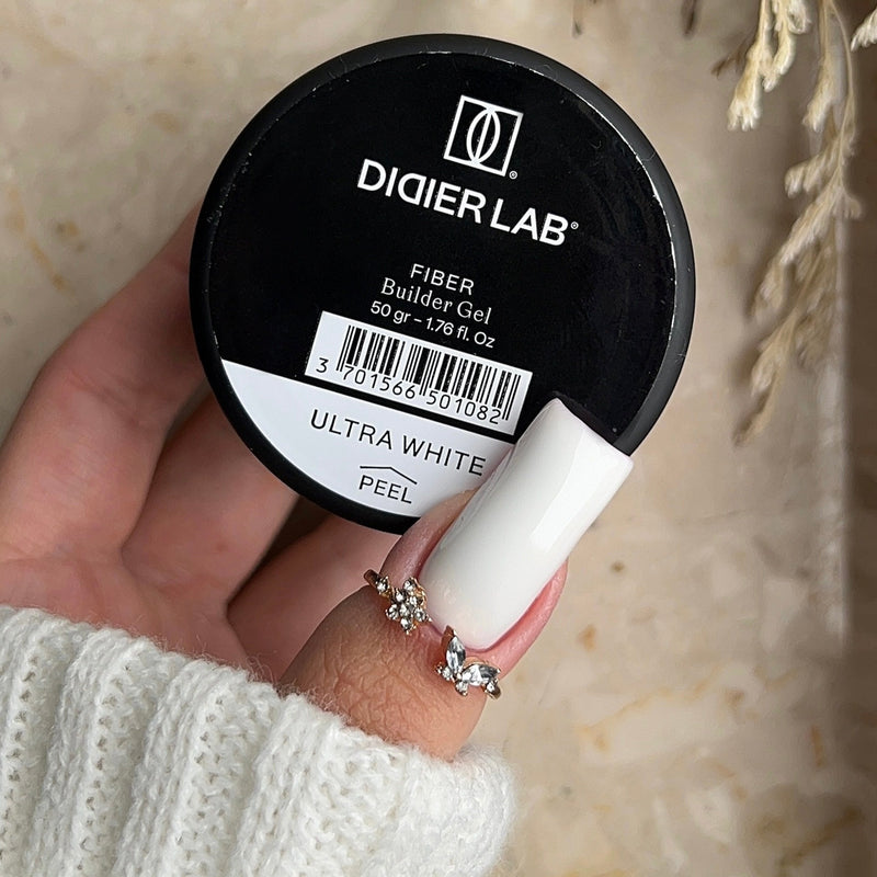 Fiber Builder Gel Didier Lab, Ultra white, 50g