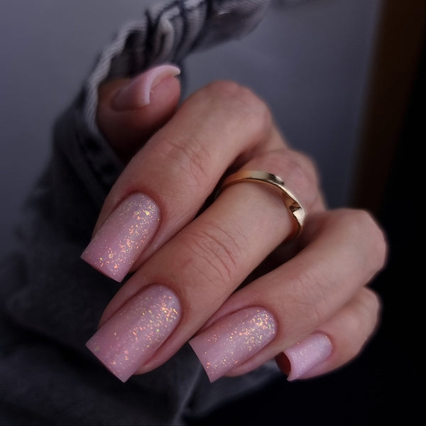 Maskuojanti kaučiukinė bazė su folija Rubber Base Foil, Pink, Didier Lab