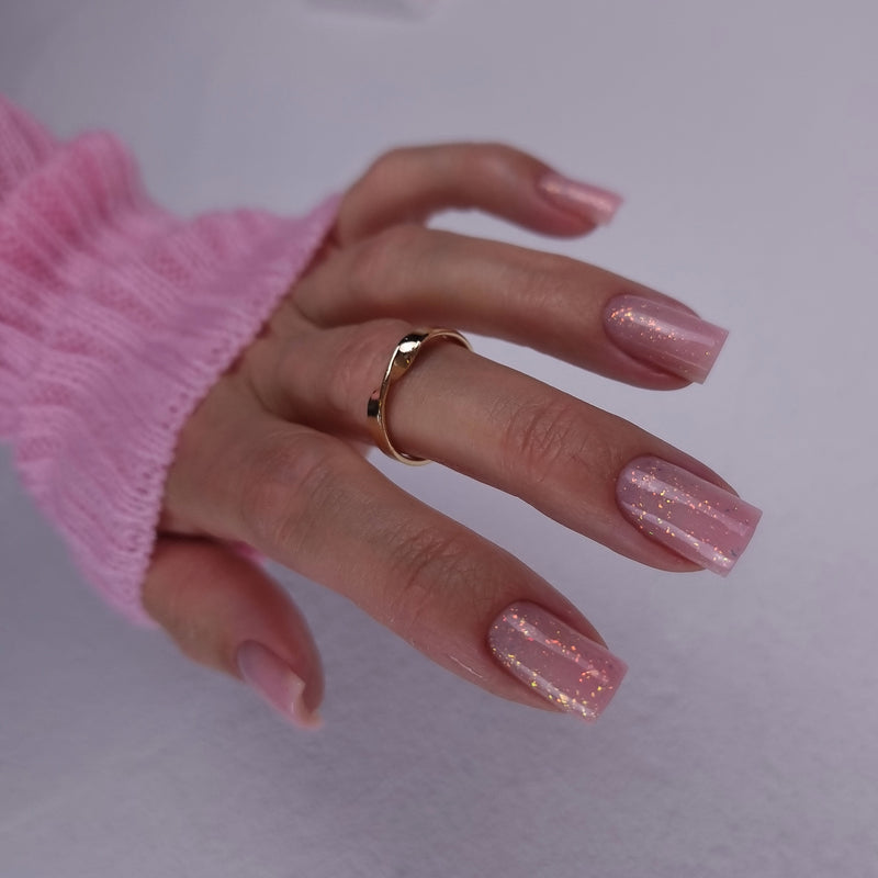 Maskuojanti kaučiukinė bazė su folija Rubber Base Foil, Pink, Didier Lab