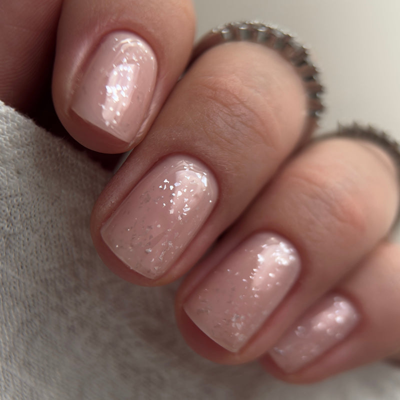 Top Coat No Wipe Glitter Silver, Didier Lab