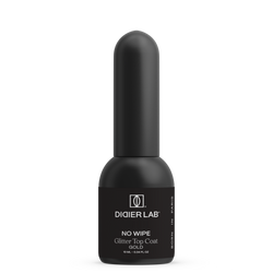 Top Coat No Wipe Glitter Gold, Didier Lab
