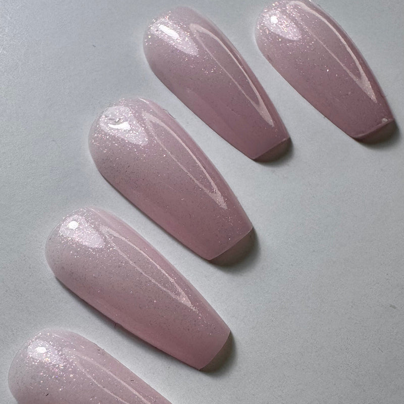 Top Coat No Wipe Glitter Pink, Didier Lab