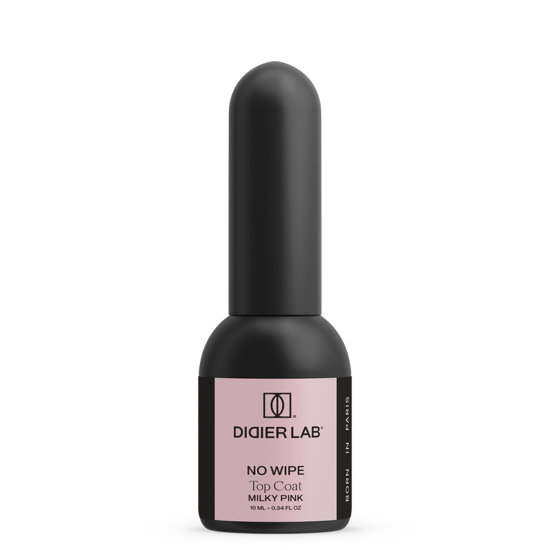 Top Coat No Wipe Milky Pink, Didier Lab