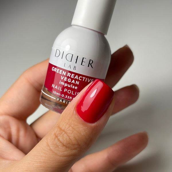 "Didier Lab" veganiškas nagų lakas "Green reactive", impulse, 10ml