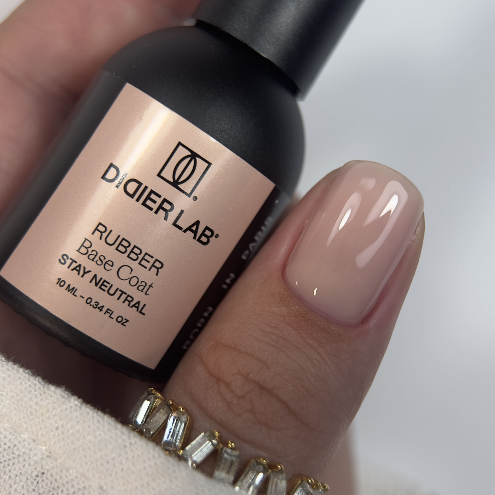 【新品】SWG Beige Rubber Base Maskuojanti kaučiukinė bazė Rubber base, Stay neutral, Didier Lab