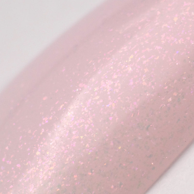 Top Coat No Wipe Glitter Pink, Didier Lab